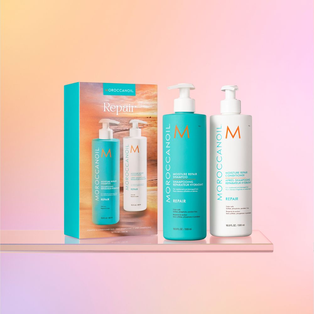 REPAIR SHAMPOO & CONDITIONER HALF-LITER SET (SET REPARADOR PARA CUIDADO DEL CABELLO)